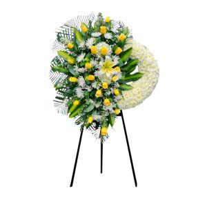 Corona Media Luna Amarillo